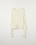 DU260704 Sheer Mohair Button Knit【一部予約商品10月中旬】