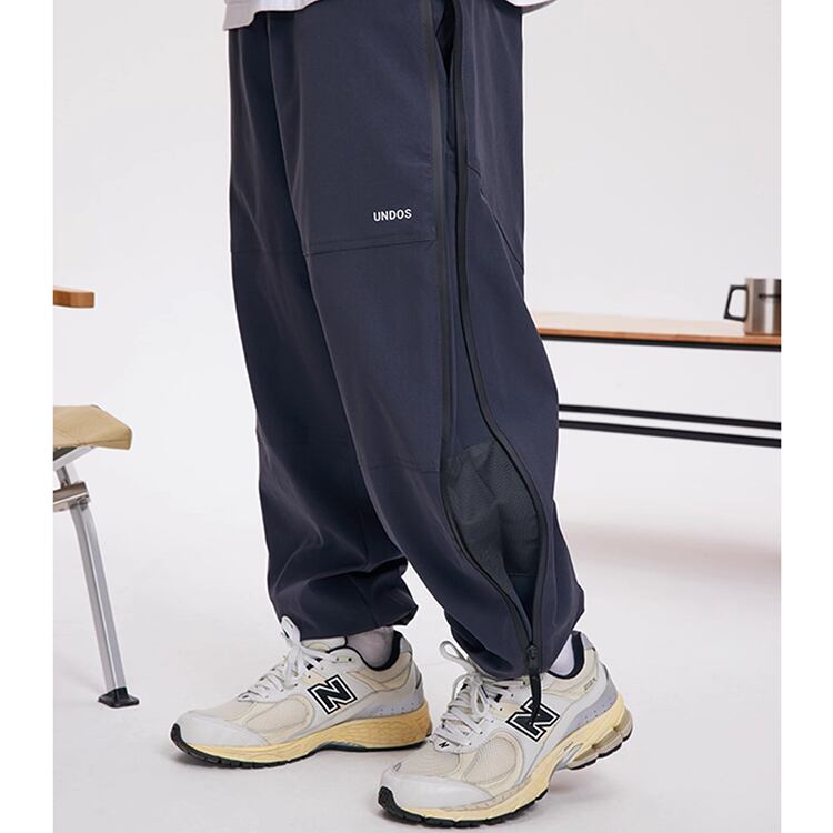 ★COLOR CONTRAST SPLICING BEAM FEET CASUAL SPORTS PANTS　　　A0700