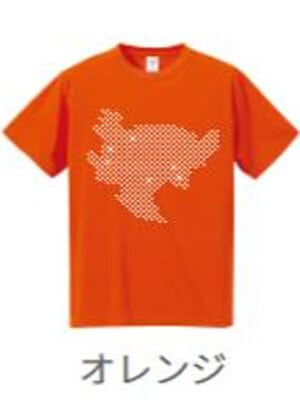 Tシャツ単品】(SAGA県Tシャツ）／ 色：オレンジ | 伊万里ちゃんぽん
