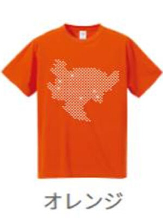 【Tシャツ単品】(SAGA県Ｔシャツ）／ 色：オレンジ
