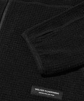 THERMOSQUARE FLEECE ZIP HOODIE_BLACK