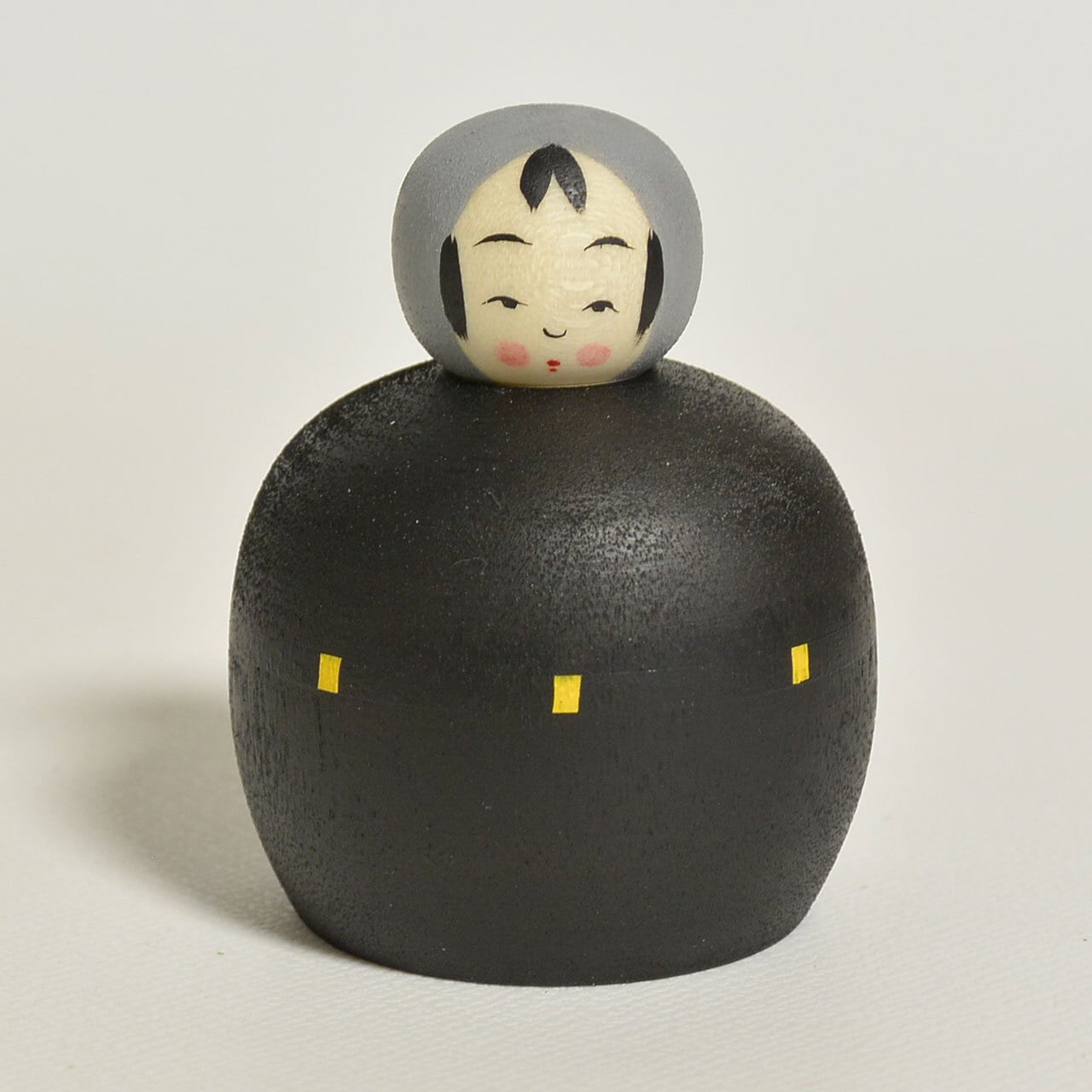 かぐや姫ちゃんこけし 約2寸 約6cm 鈴木明 工人（作並系）#2578