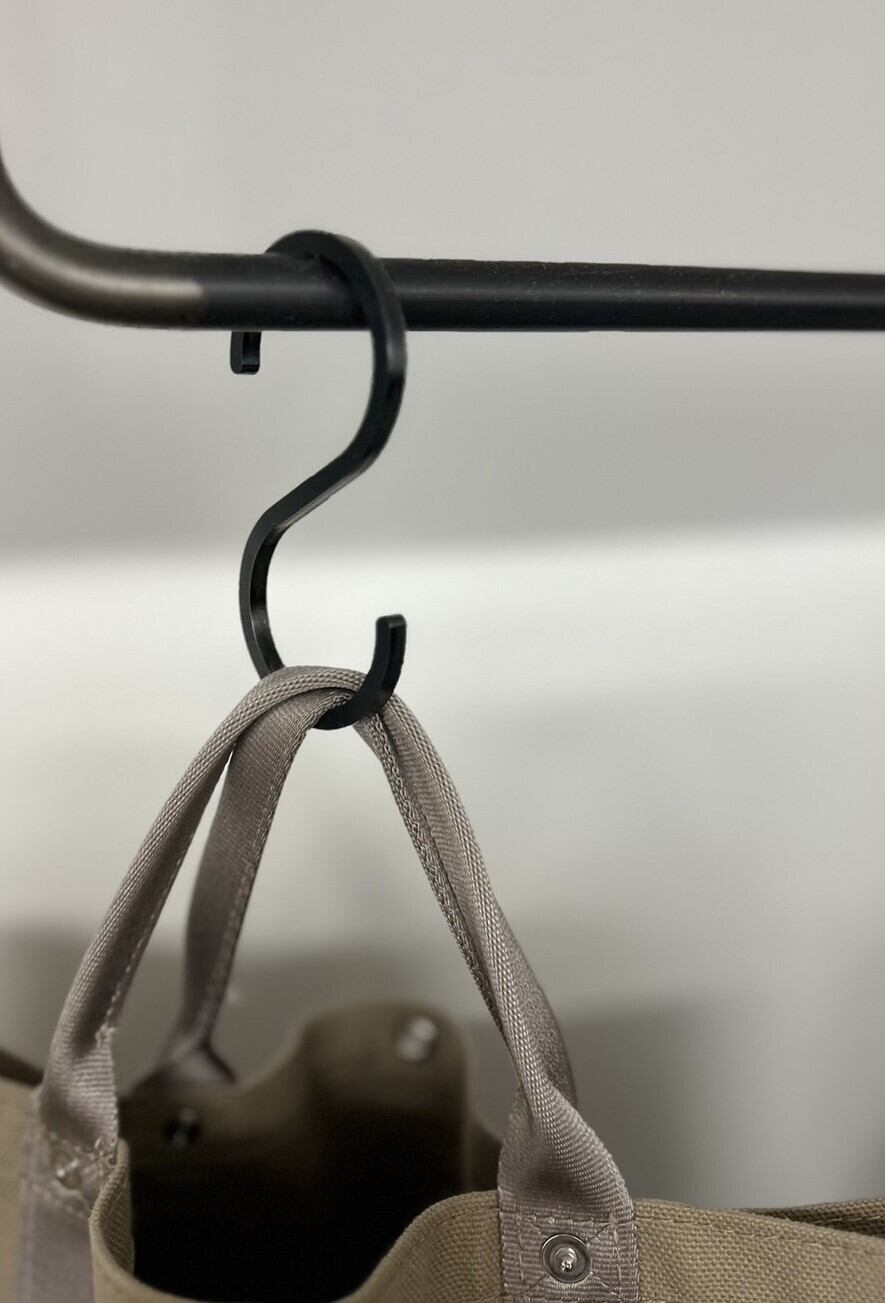 オーダー分≫≫≫フック様 角型S字フック・フック【アイアンSフック/Iron Square Hook/3個