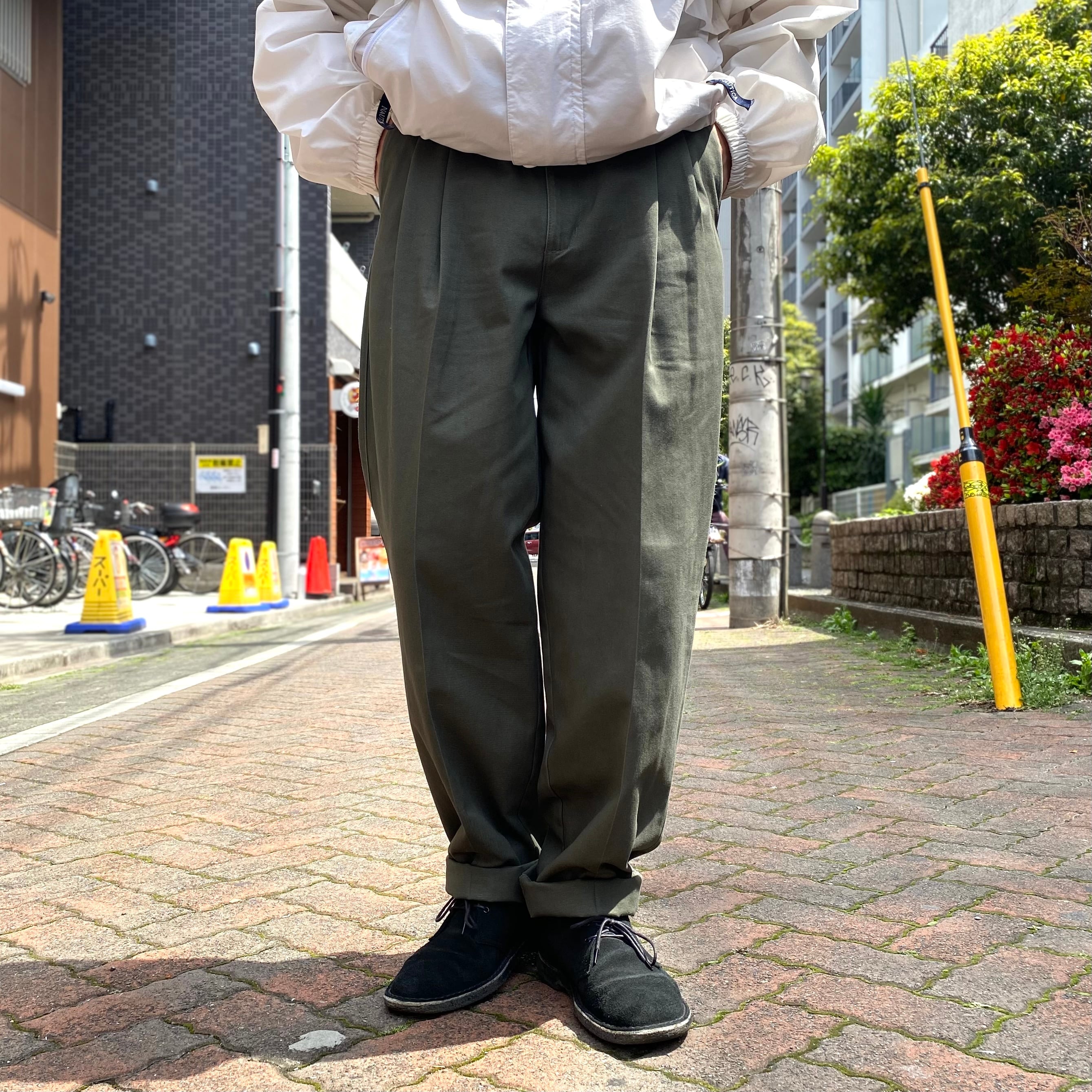 90年代 size：W33 L32【 Dockers 】ドッカーズ 2タックチノパンツ チノパン 2タック カーキ 古着 古着屋 高円寺 ビンテージ  | Slat_Albatross_Isla_Vintage powered by BASE