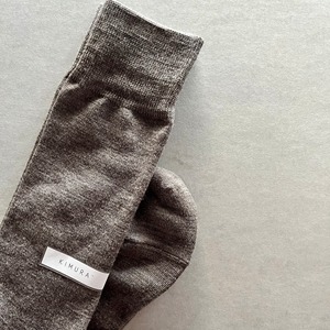 KIMURA｀｜MERINO WOOL SOCKS 22-24cm Heather gray