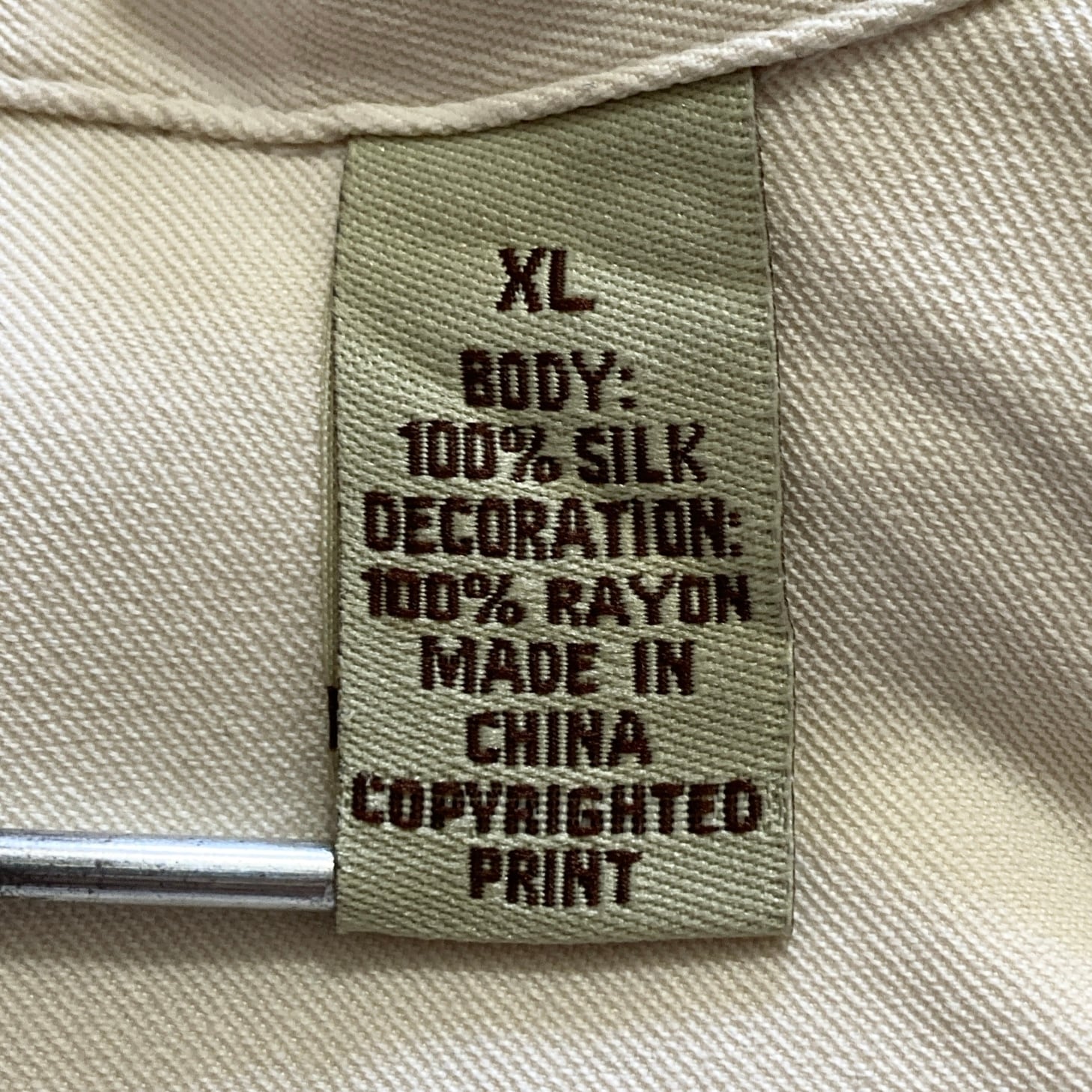 Size.XL】Tommy Bahama トミーバハマ シルク100% バック刺繍 開襟