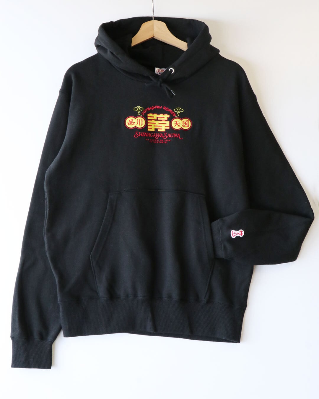 SAUVENIRコラボ 品川天国パーカー（黒） | 品川サウナ｜公式オンライン
