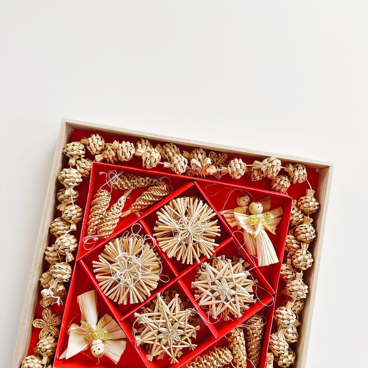 Straw ornament set (40P)