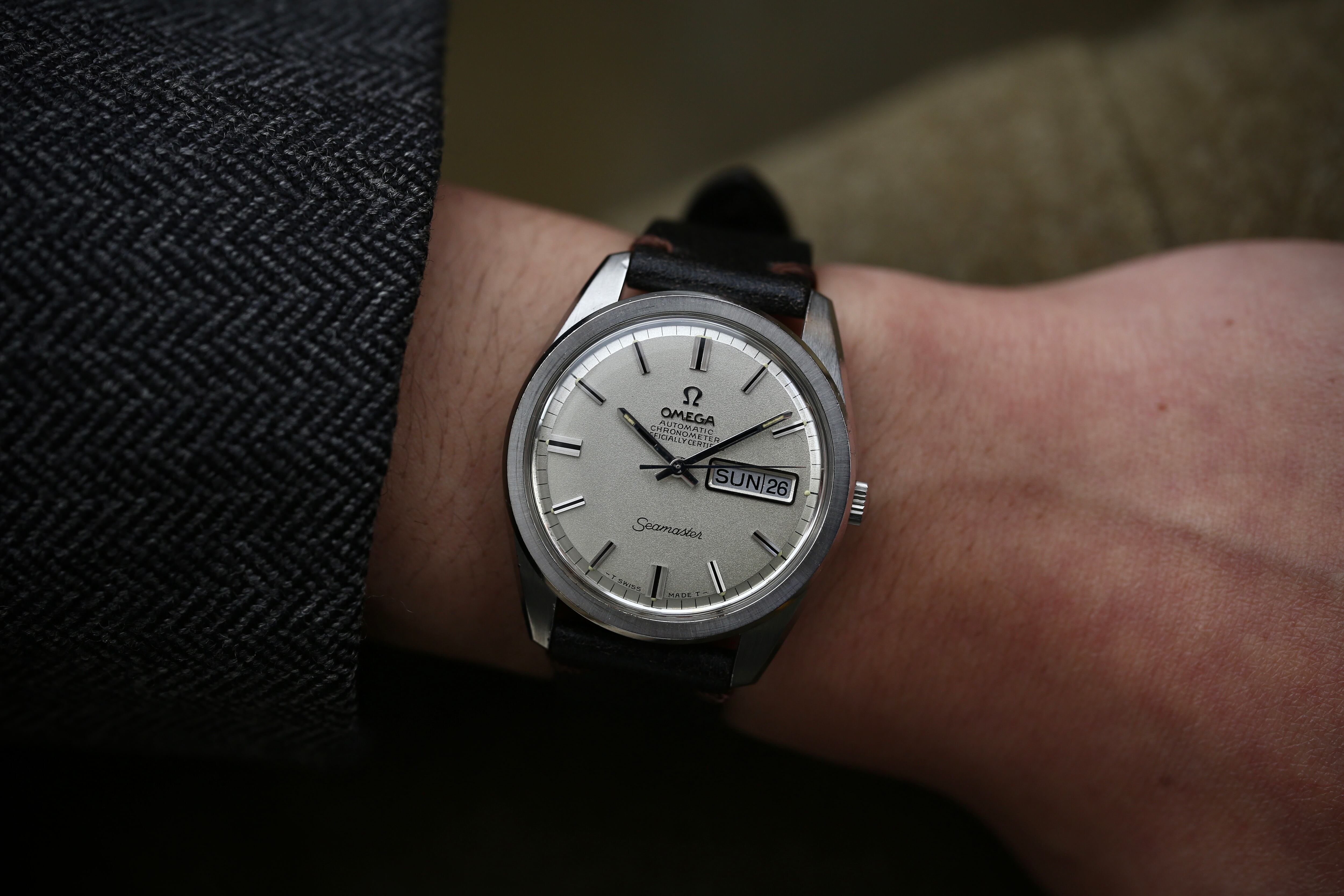 OMEGA】 1969年製 シーマスター クロノメーター デイデイト フラット