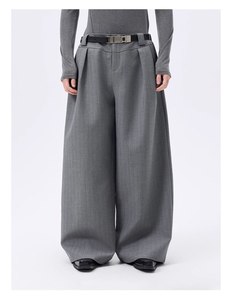 FRKM SCD 23FW wide-leg loose pants frkm scd 23aw wide-leg pants