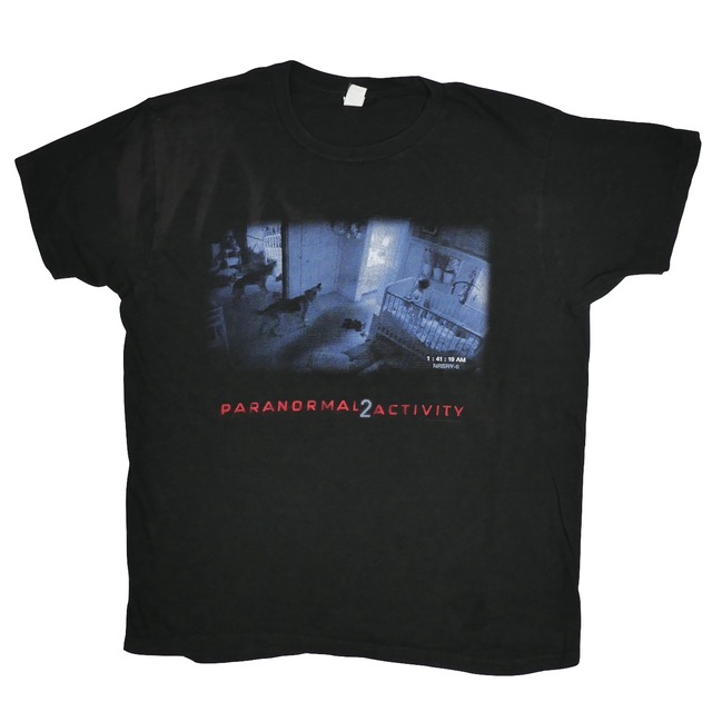 USED【M】Movie Paranormal Activity 2 Tee / TULTEX ©2010