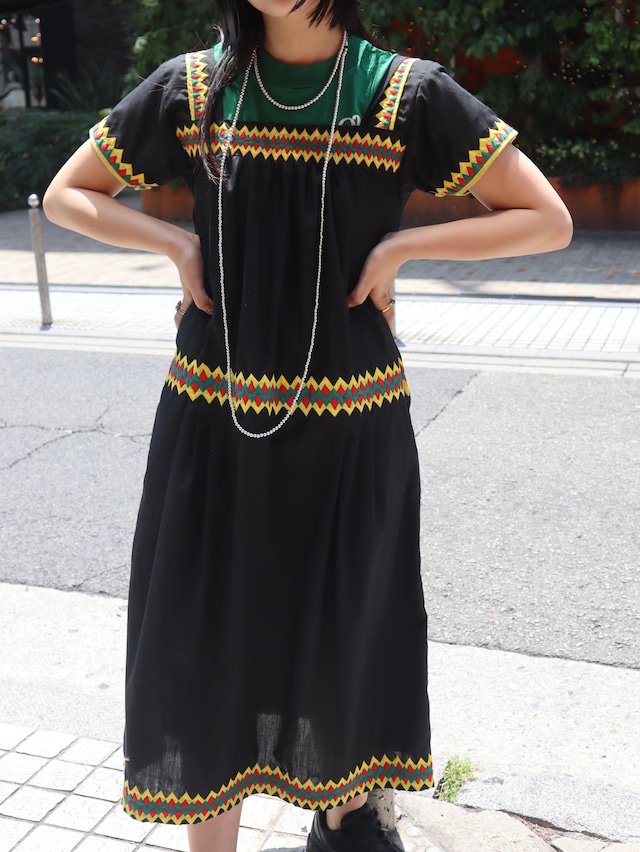 seminole embroidery dress【6158】