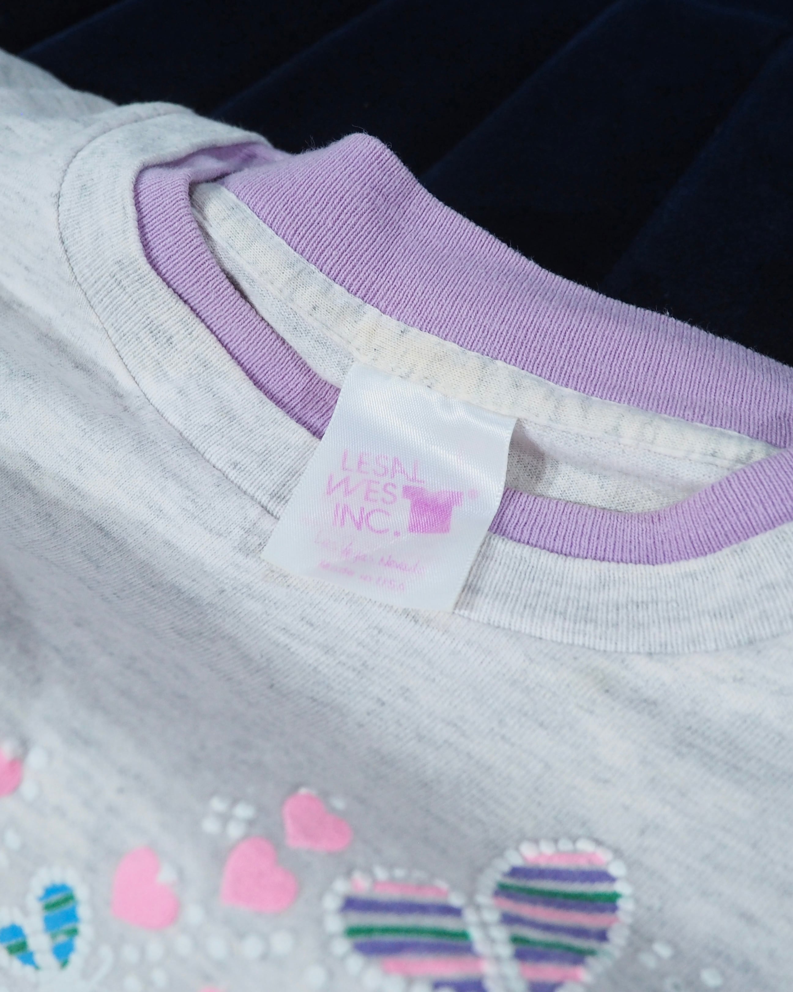1980s " Made in USA " Pretty Persian Cat printed vintage Tee