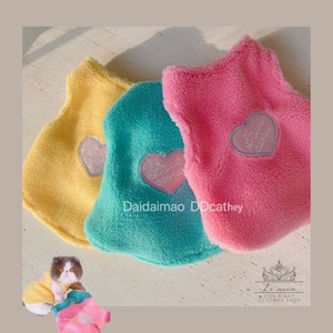 予約【№B07288】マカロンカラー　ボアベスト（3カラー）