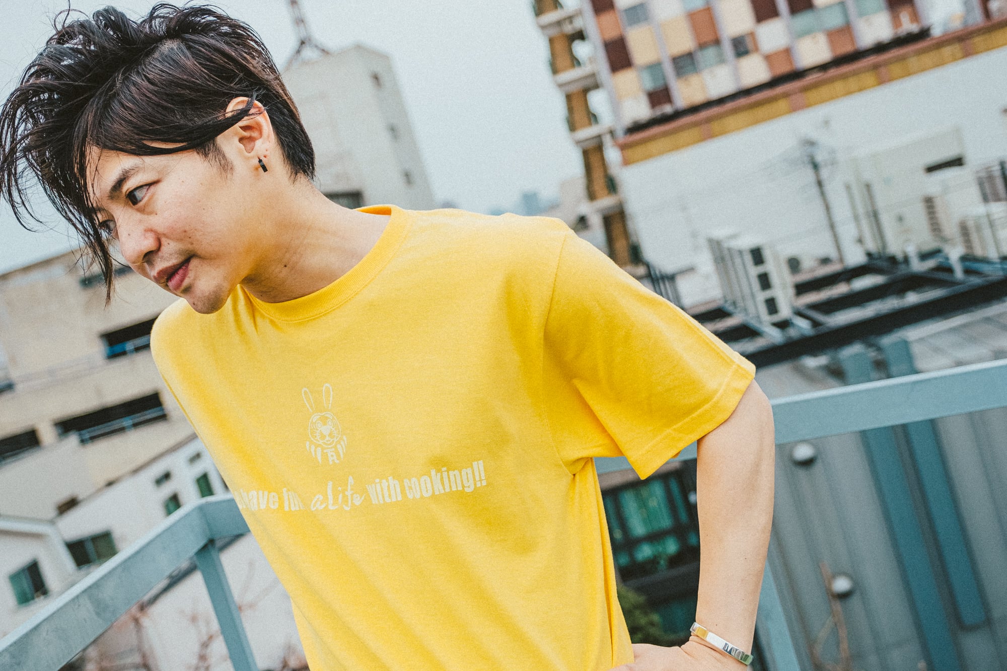 「aLife」COOKING TEE / BANANA YELLOW