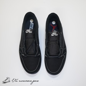 Travis Scott × Nike Air Jordan 1 Low OG SP "Black Phantom"