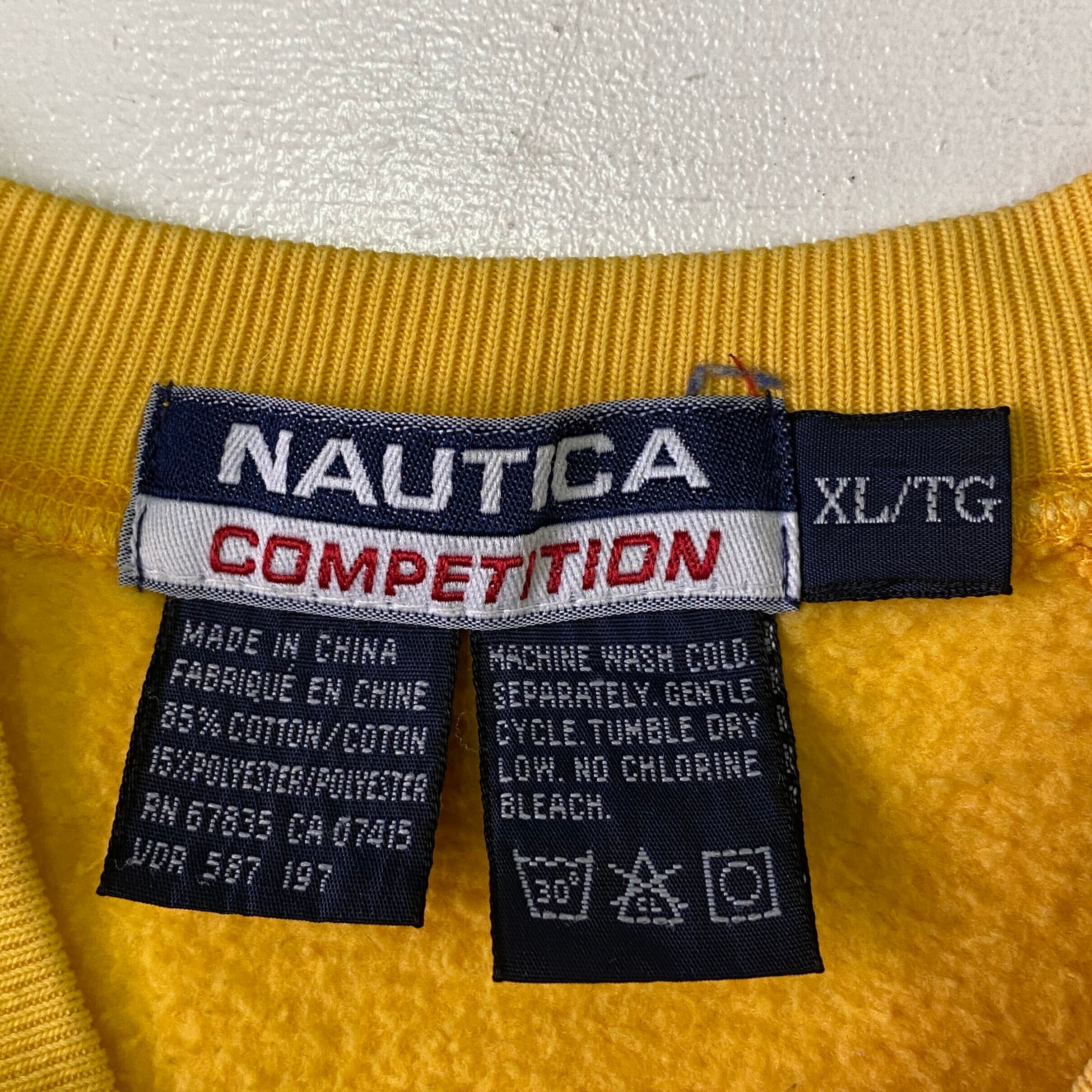 ビッグサイズ 90年代 NAUTICA ノーティカ COMPETITION 刺繍 ラグラン 
