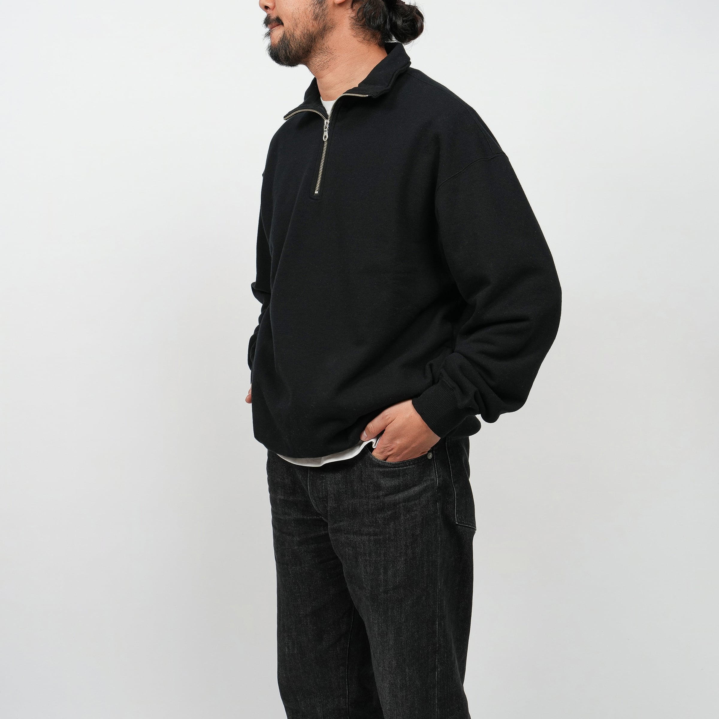 【XLサイズ】OVY French Terry Half Zip Hoodie