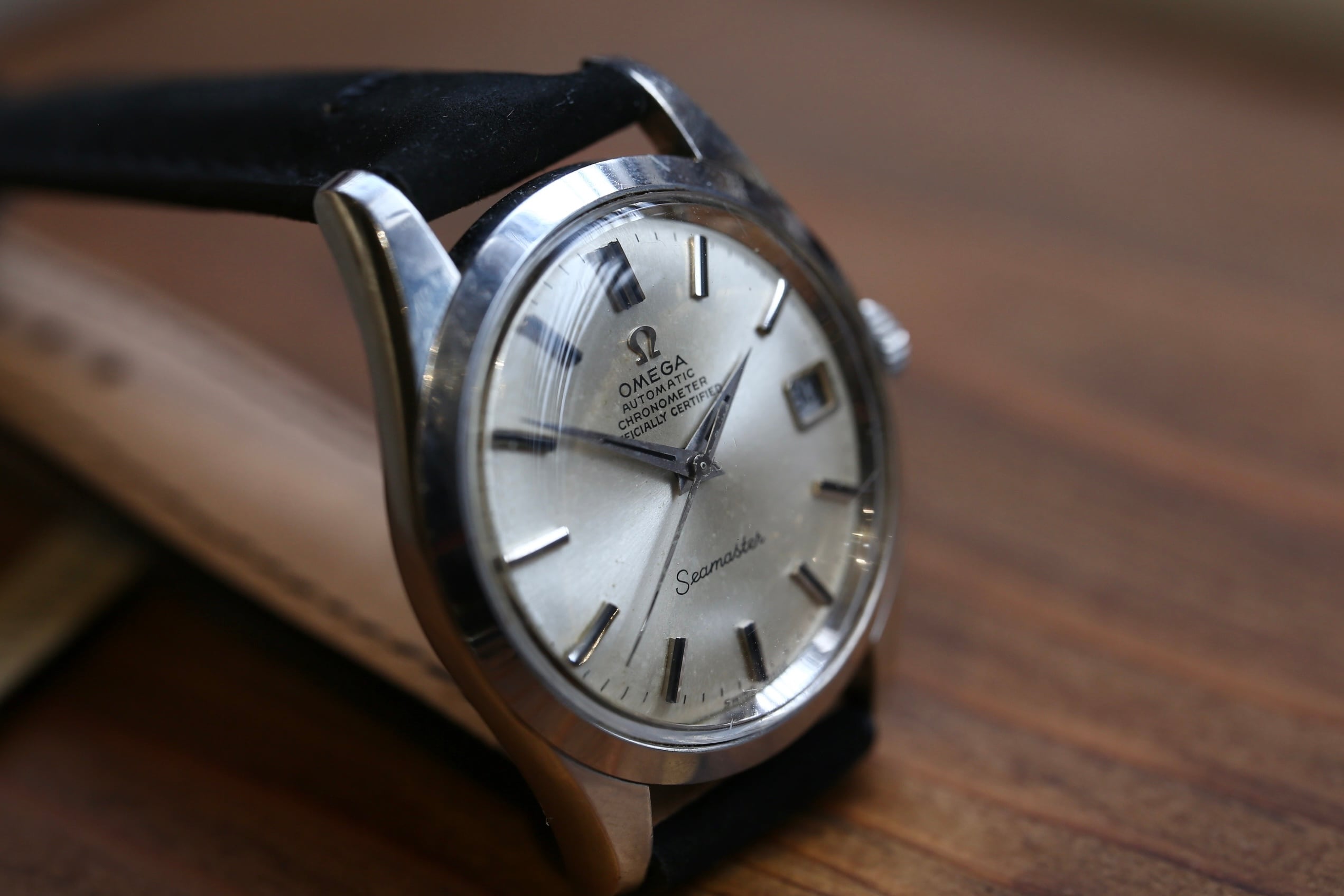 OMEGA オメガ シーマスター ヴィンテージ 手巻き 腕時計 稼働品 OMEGA オメガ シーマスター シルバー×ゴールド 手巻き