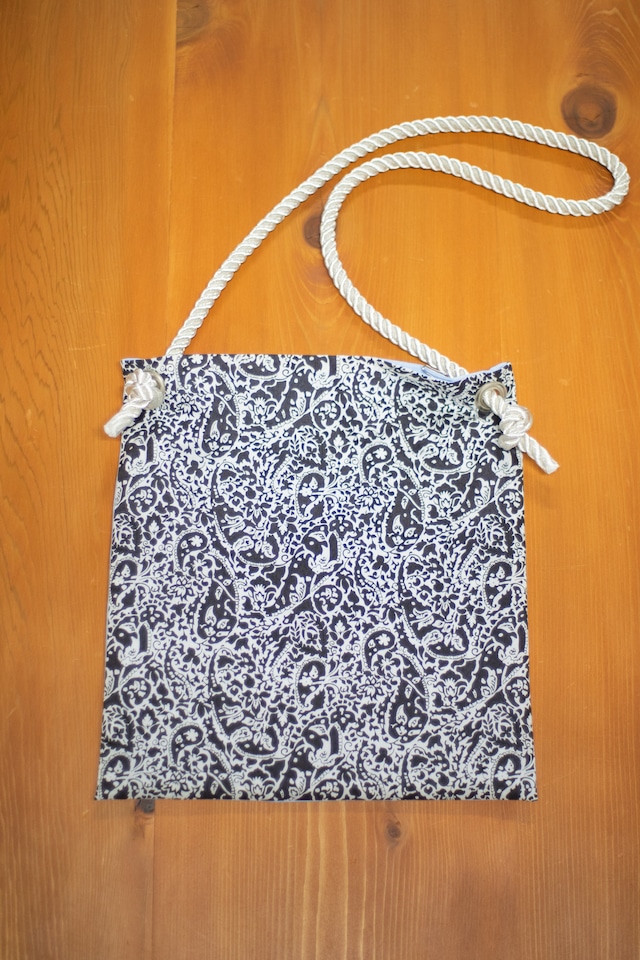 TARV ZANPU BAG 残布バッグ(01-SS-04) Paisley(ブラック) /  handle:Silver