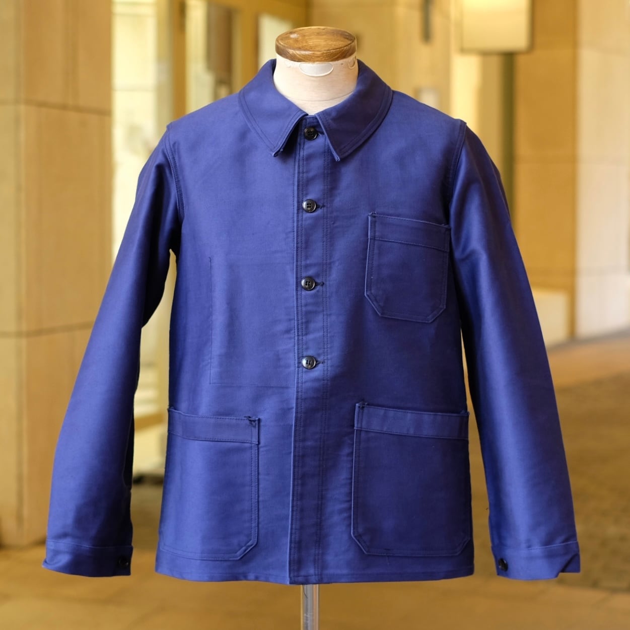 50's KONECO BLUE MOLESKIN JACKET DEAD STOCK | STRAYSHEEP ONLINE