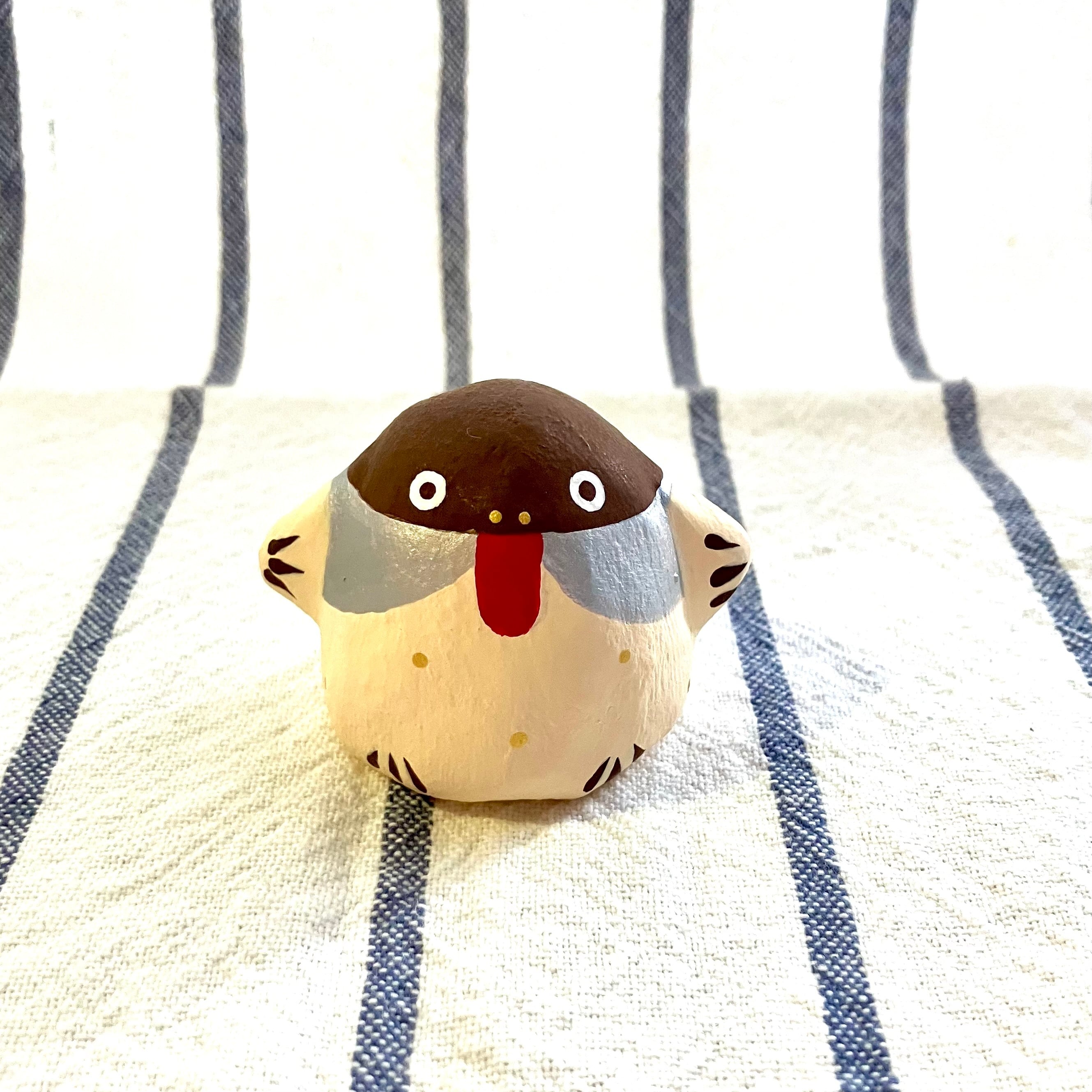 厄と福を取り替えっこ☆鷽(うそ)鳥ちゃん張り子③ | シッポ堂