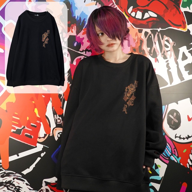 BRONZE ROSE EMBLEM PULLOVER