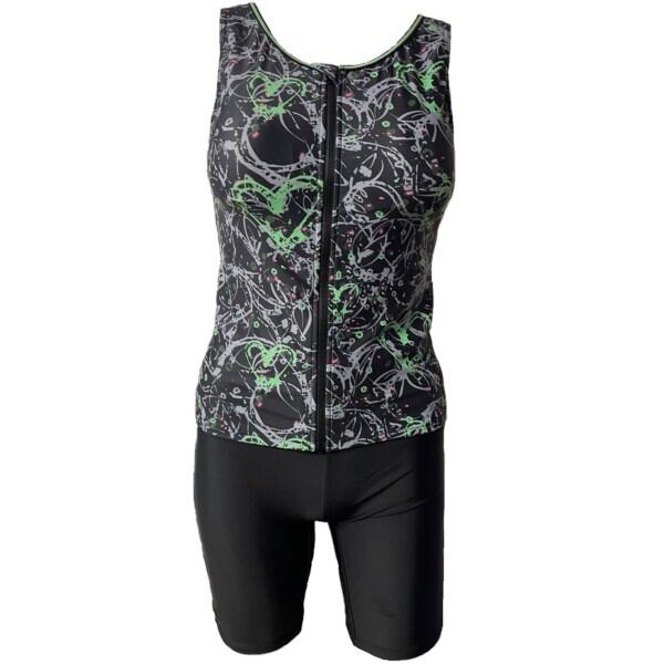 WN-565226 npフィットネス水着 スナップ付きセパレート 総裏地 女性用 サイズ/9号〜15号