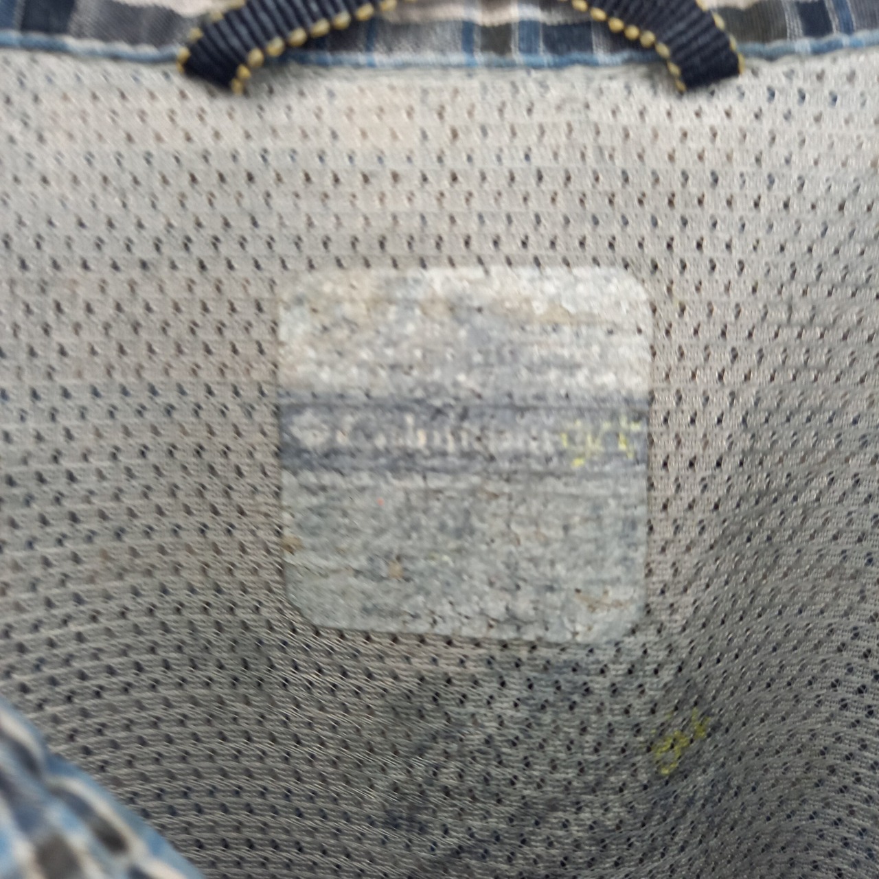 コロンビア　オムニドライ　シャツ　半袖　アウトドア　チェック　ジップポケット