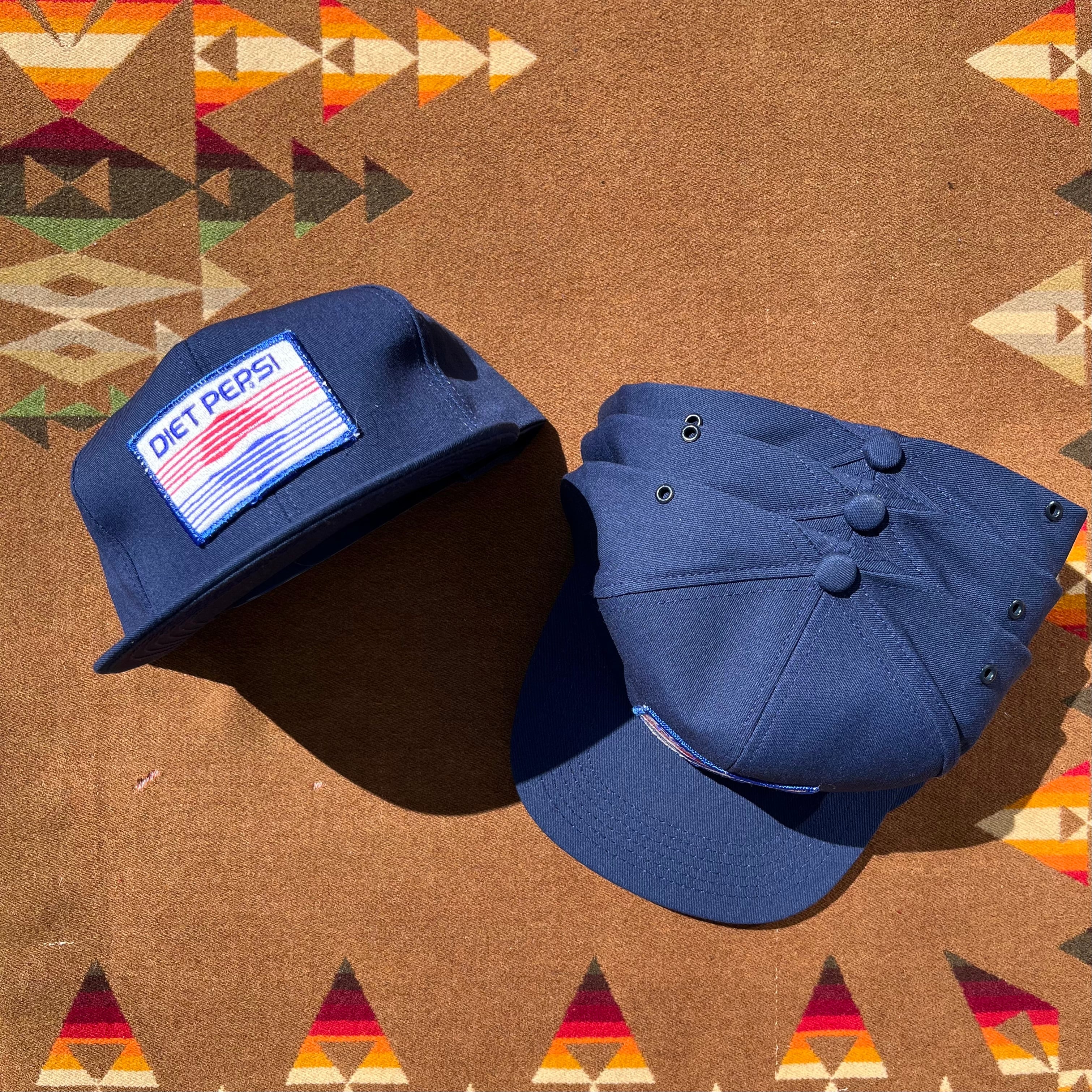Vintage Deadstock “Diet Pepsi” Cotton Twill Cap Driver hat