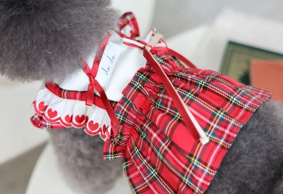 《即納》IL0055 Lovely Plaid Dress