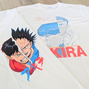 【 AKIRA ( アキラ )  】『KANEDA / TETSUO』Tシャツ / 映画Tシャツ / 大友克洋 〚アメリカン雑貨 アメトイ〛