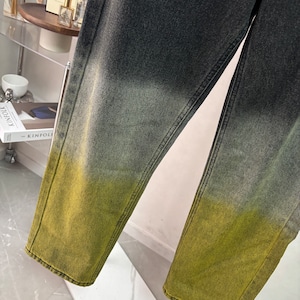 gradation denim straight PT【Black】