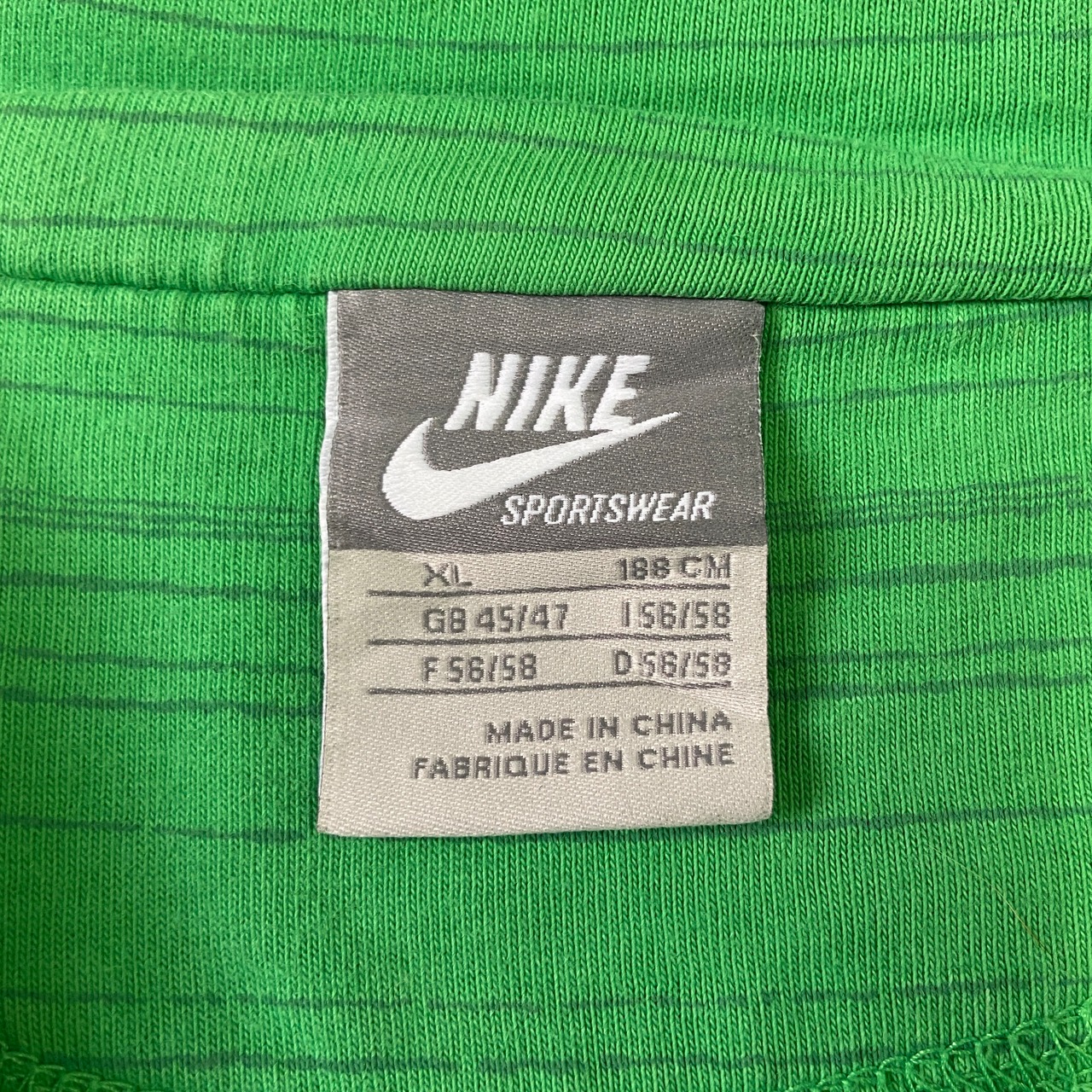 ビッグサイズ NIKE ナイキ ワンポイントロゴ刺繍 ハーフジップ 