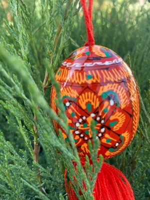 装飾用プィサンカ（イースターエッグ）　コロミヤ博物館モデル