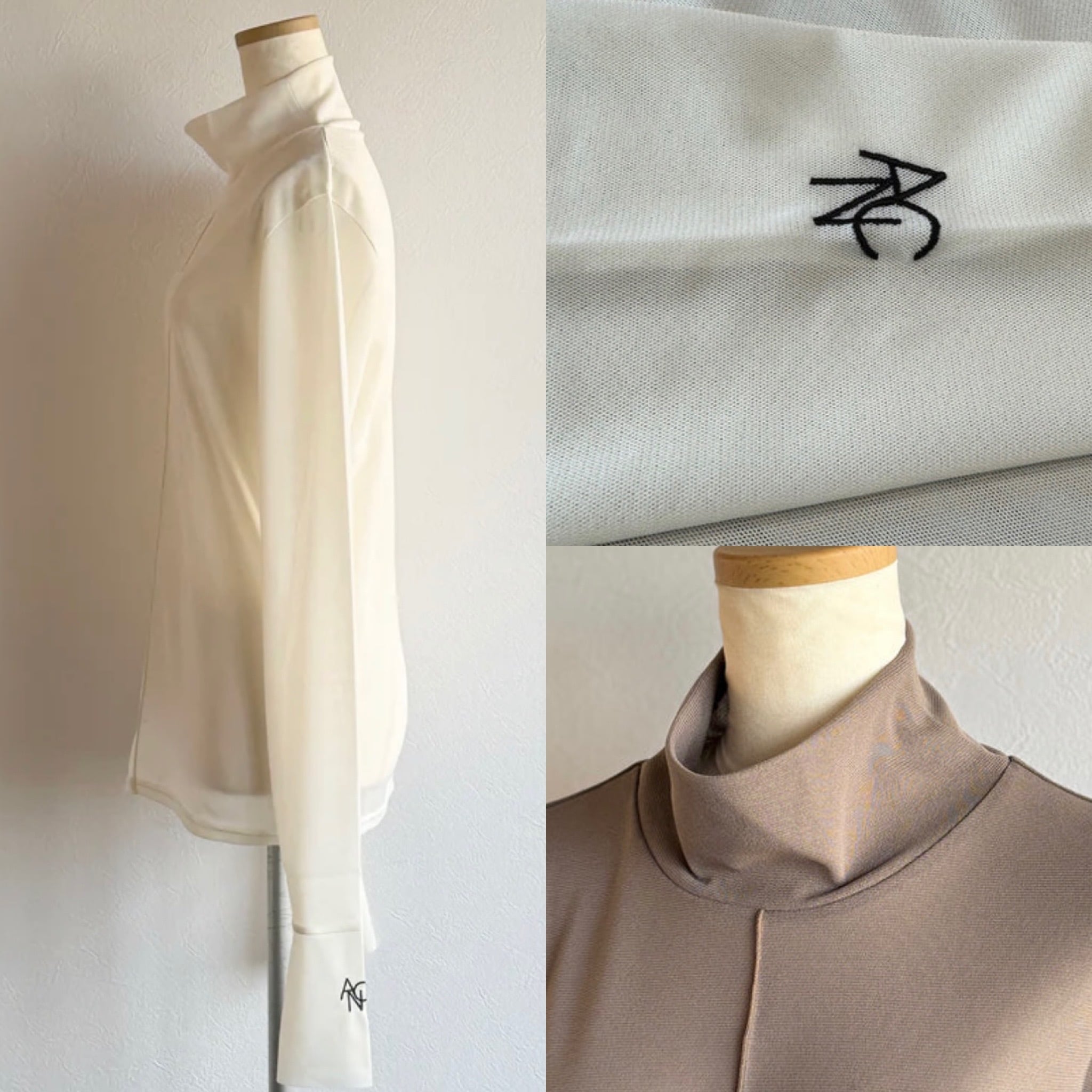 ANIECA 】 High neck ANC Sheer Tops | valance 福井｜レディース