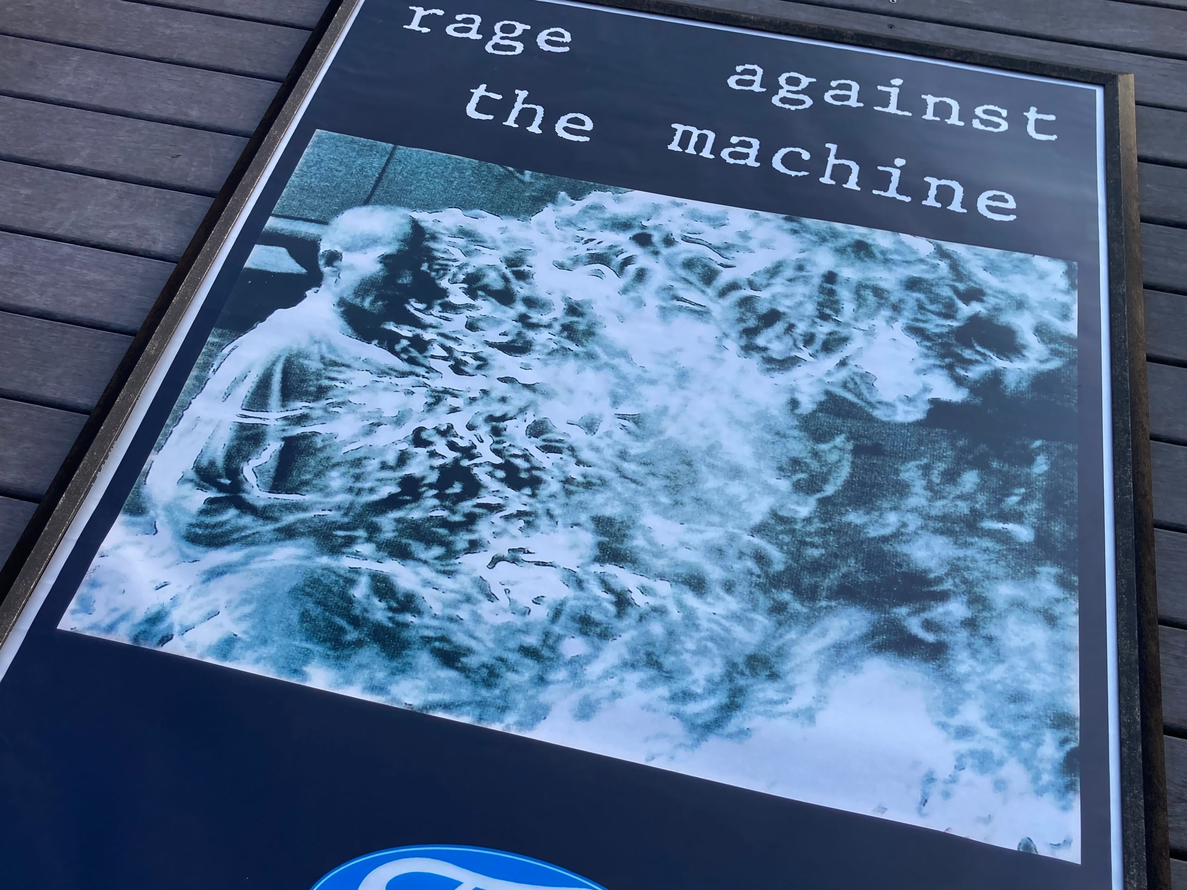 1992 FUCT RAGE AGAINST MACHINE PROMO SUBWAY POSTER | Pay ID