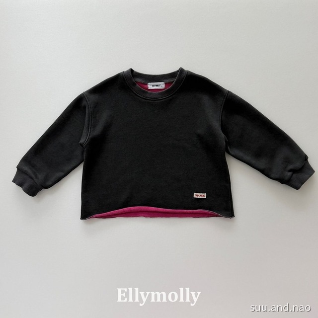 取寄：ELLYMOLLY ラフツートンダイイングスウェット/Jr※送料無料