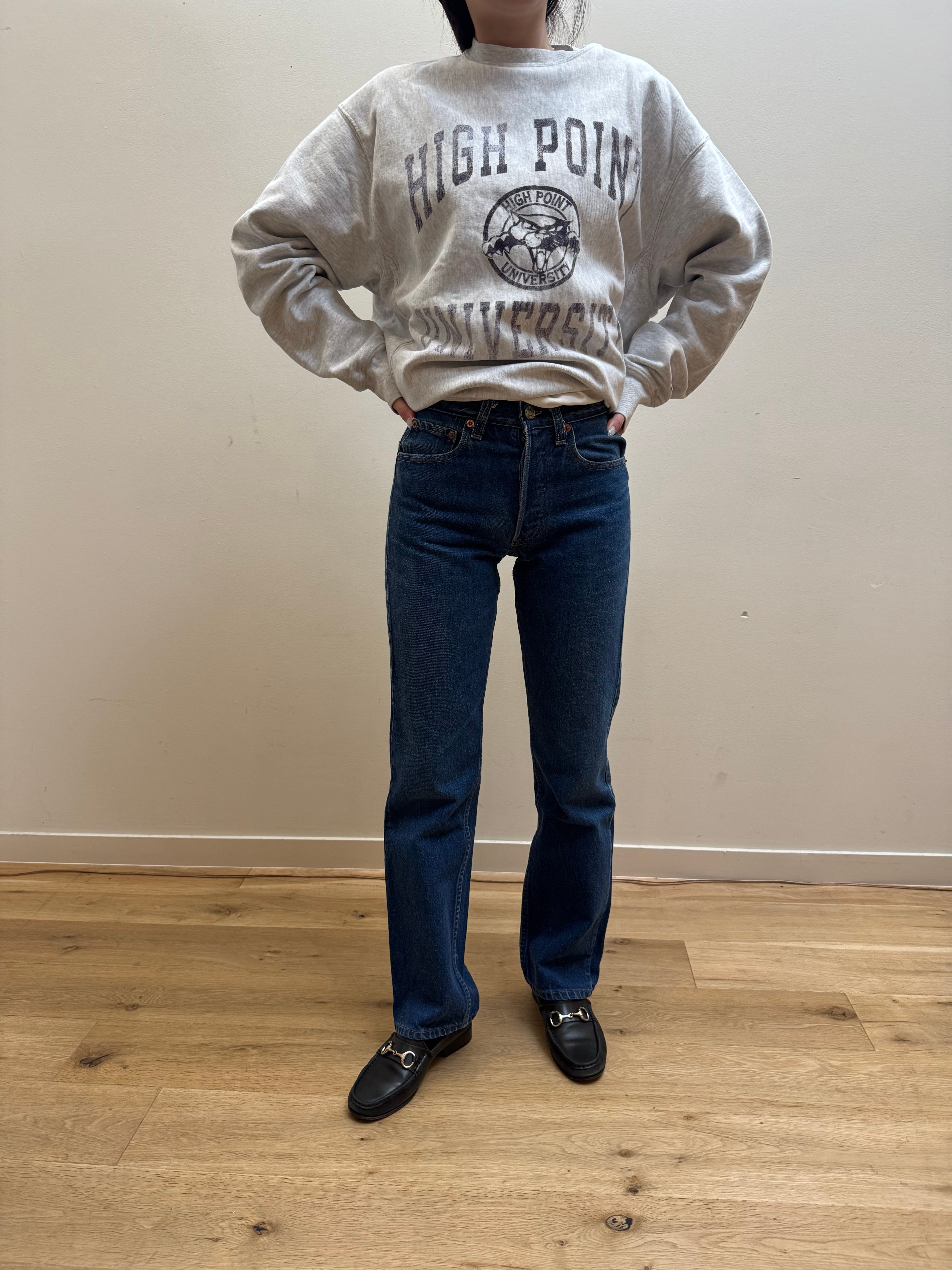 PA7-4 USED Levis 501 DENIM 【W25】