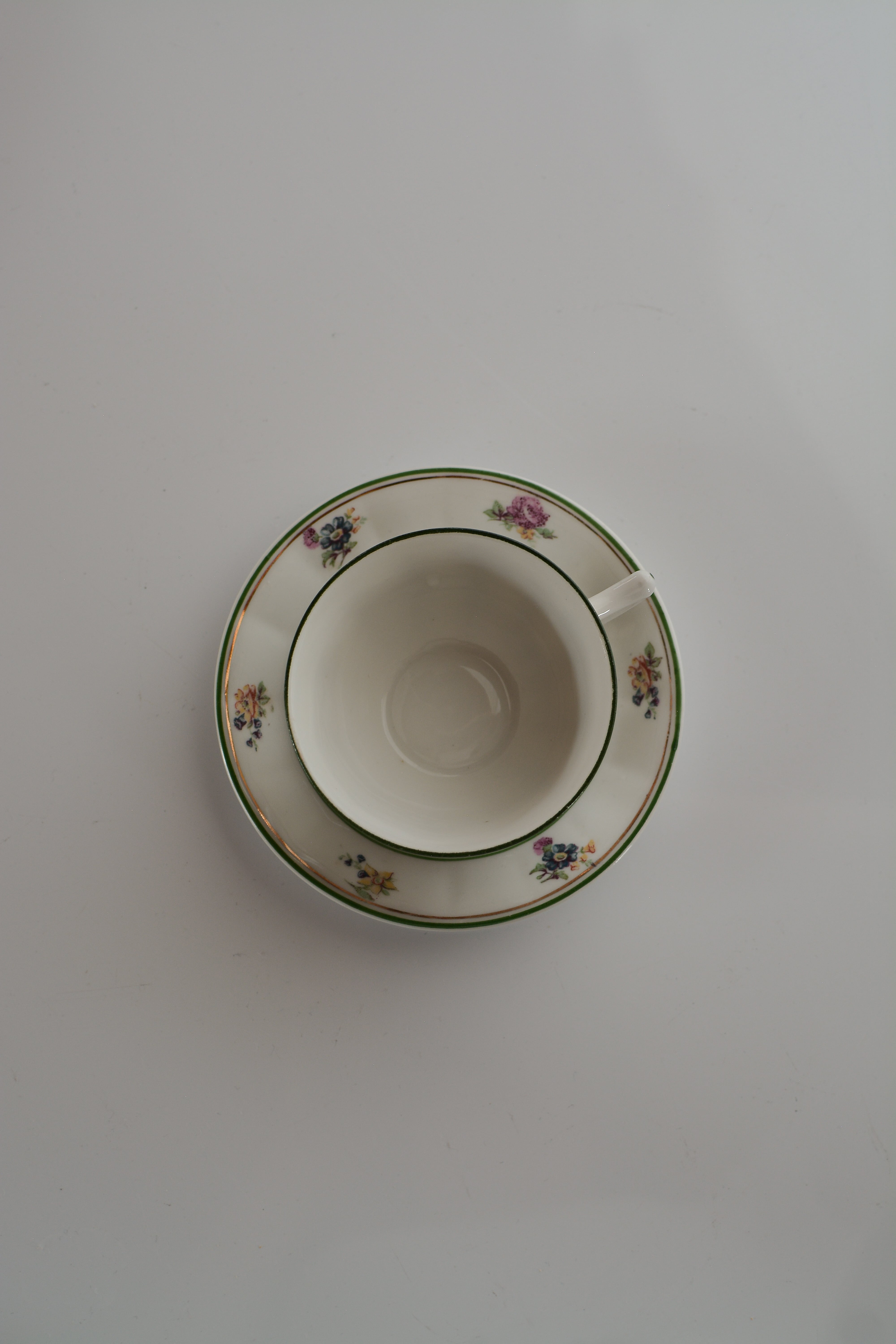 French vintage cup & saucer pcf