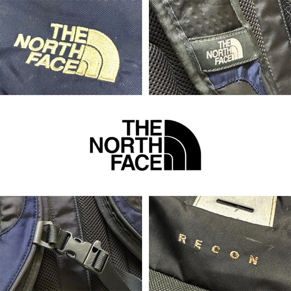 1点物◇ノースフェイスRECON紺リュックサック中古バックパック古着