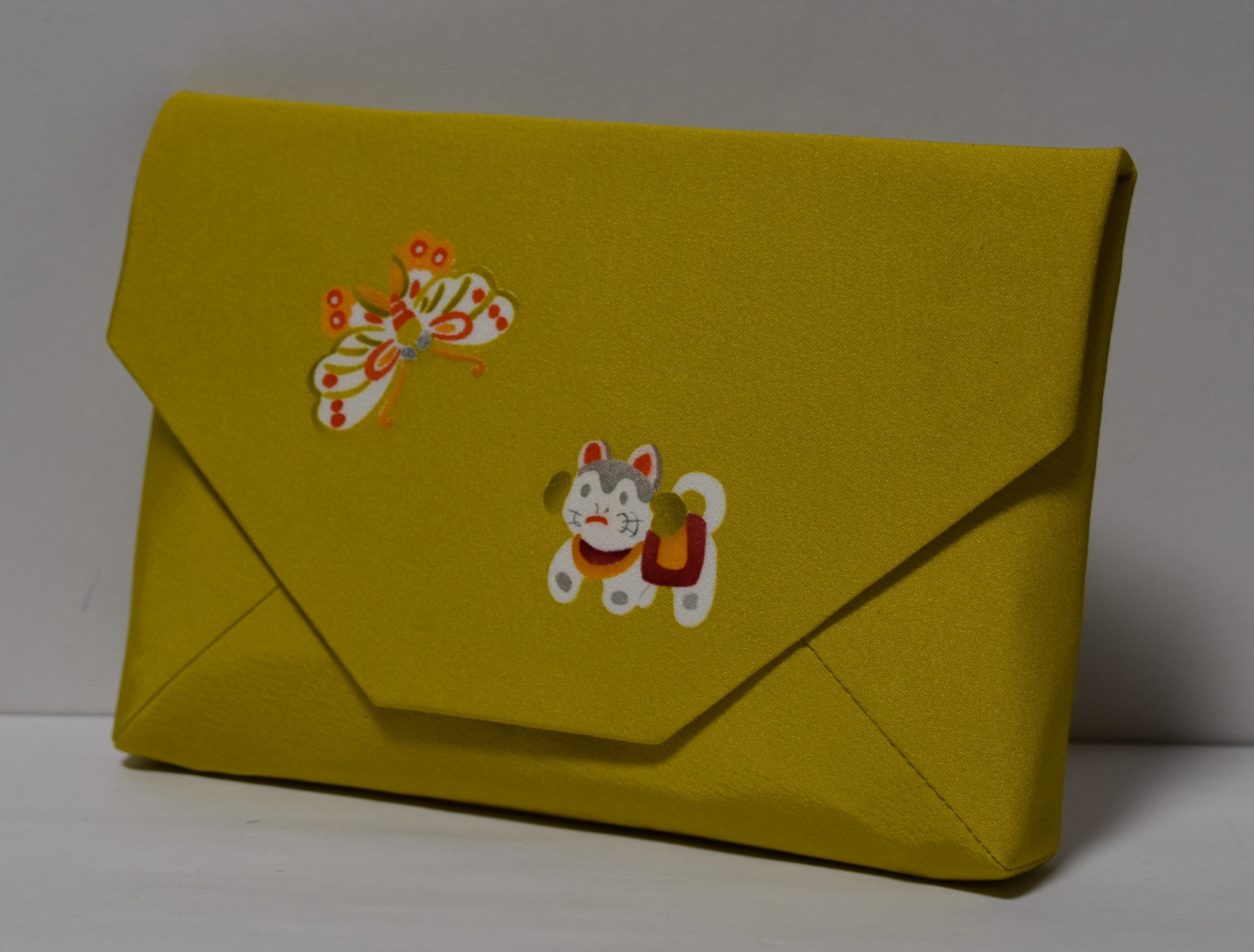 新品◇志ま亀正絹型染友禅数寄屋袋