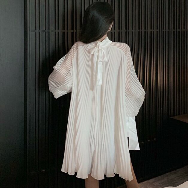 16h9《極美品》DRIES VAN NOTEN ドリスヴァンノッテン 半袖ワンピース