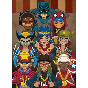 Heroes Print by kaNO