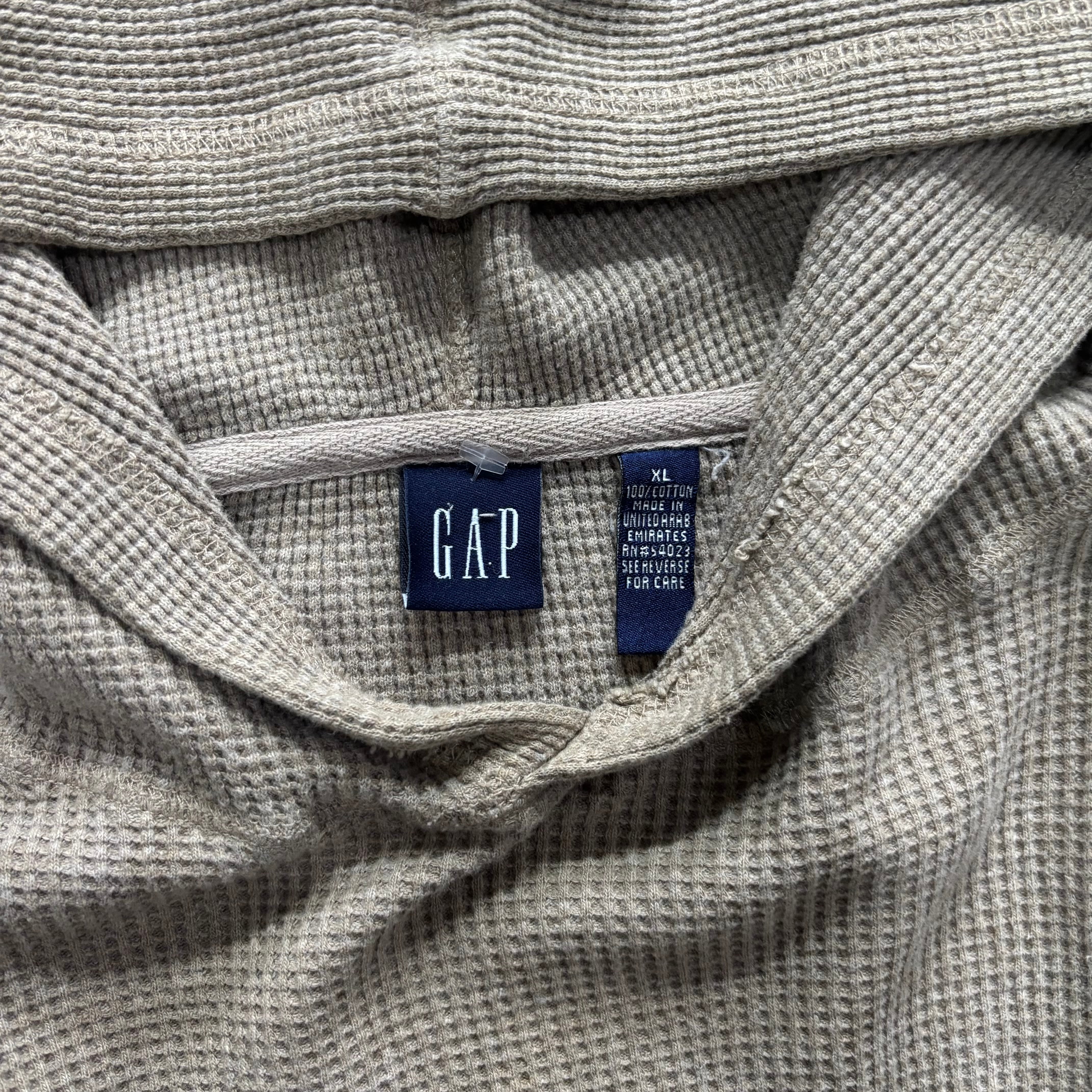 90s OLD GAP waffle knit hoodie【仙台店】 | What'z up