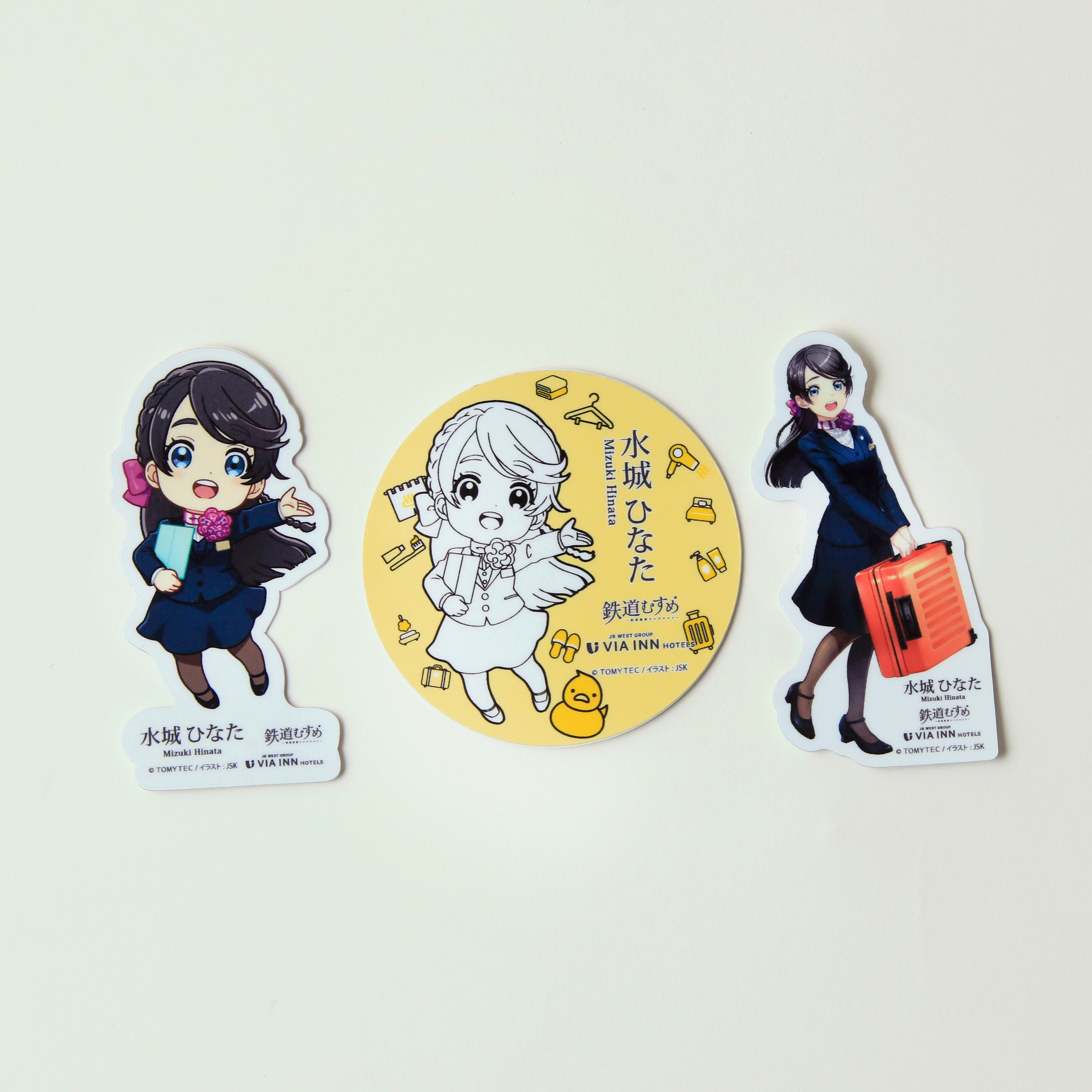 水城ひなた【アクリルミニキーホルダー】｜鉄道むすめ | ヴィアイン