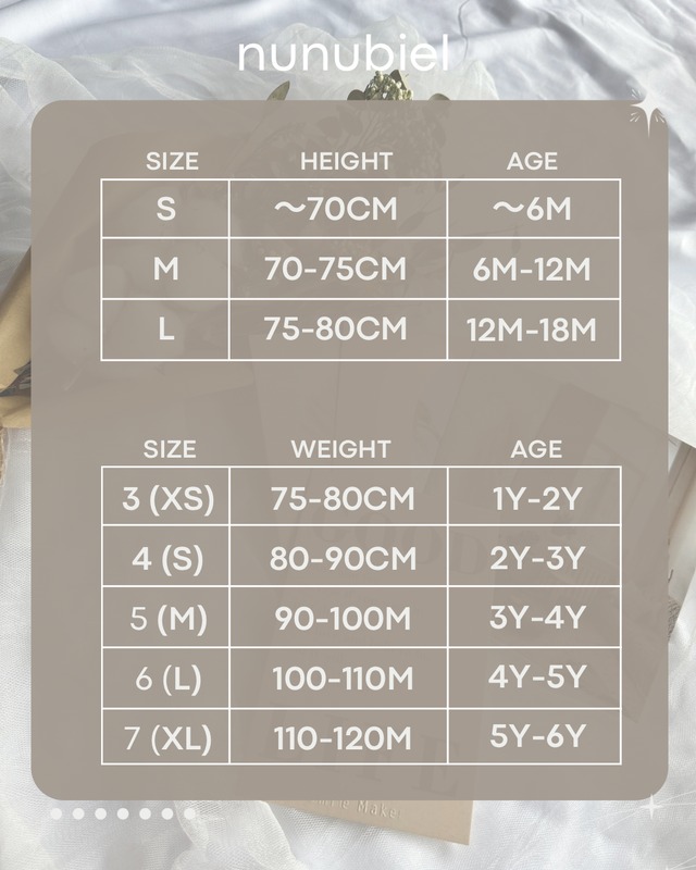 〘予約〙nunubiel / milga romper & bonnet