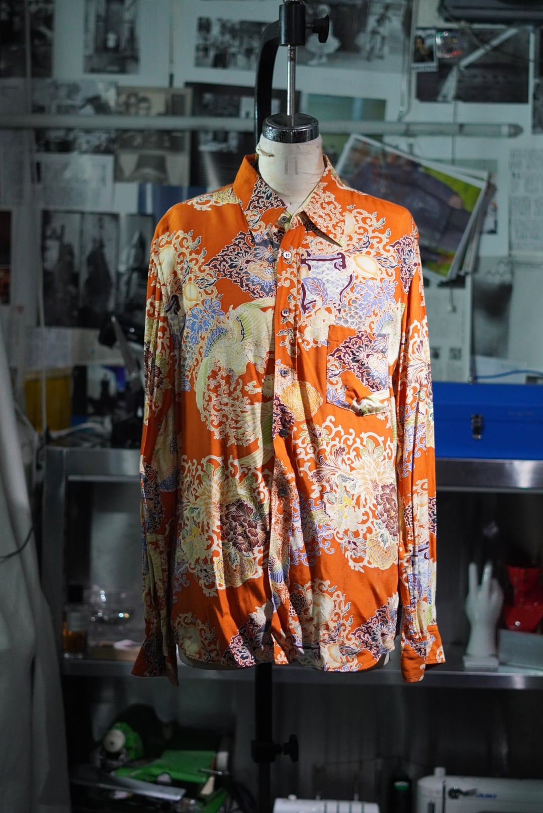 Y's Yohji Yamamoto / 和柄のレーヨンシャツ ヨージがやるとなぜか違う