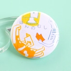 【CHIQON】ROUND 缶バッチ「ほんのむし」