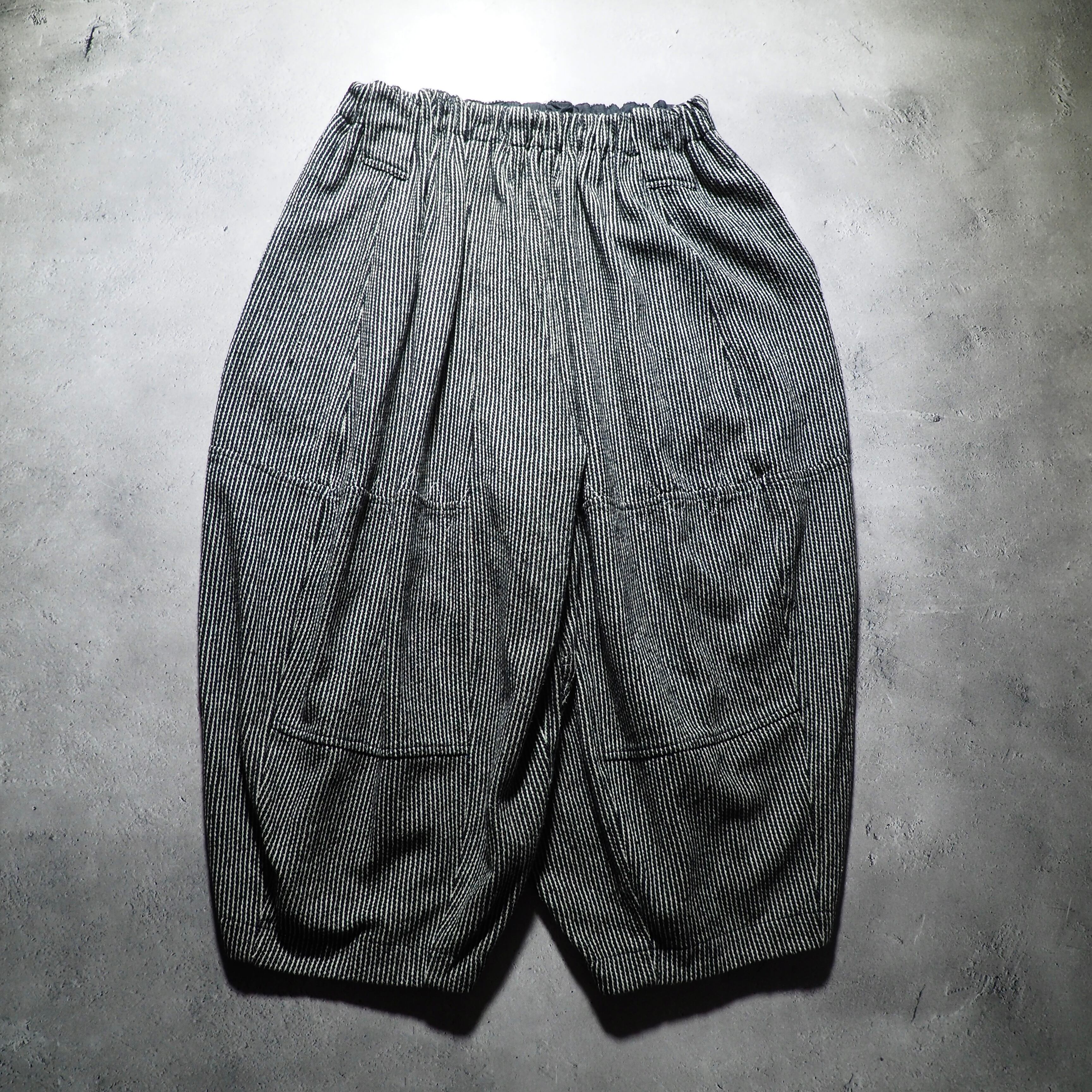 萌 - moyuru ” Cotton Wide tapered Balloon pants | 古着屋 結々